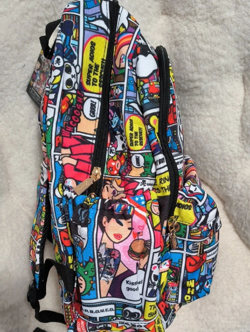 TOKIDOKI ADIOS MultiColor Backpack - Picture 8 of 12